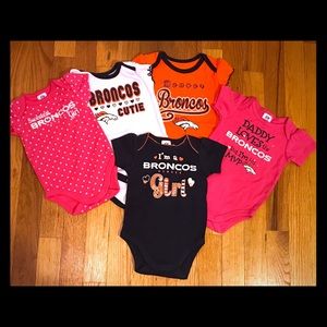 Broncos Onesies for Girls